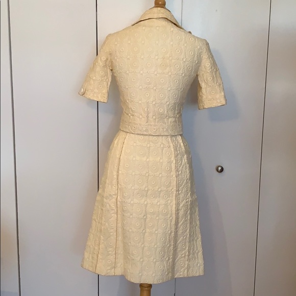 Vintage custom tailored patterned set - Picture 5 of 8